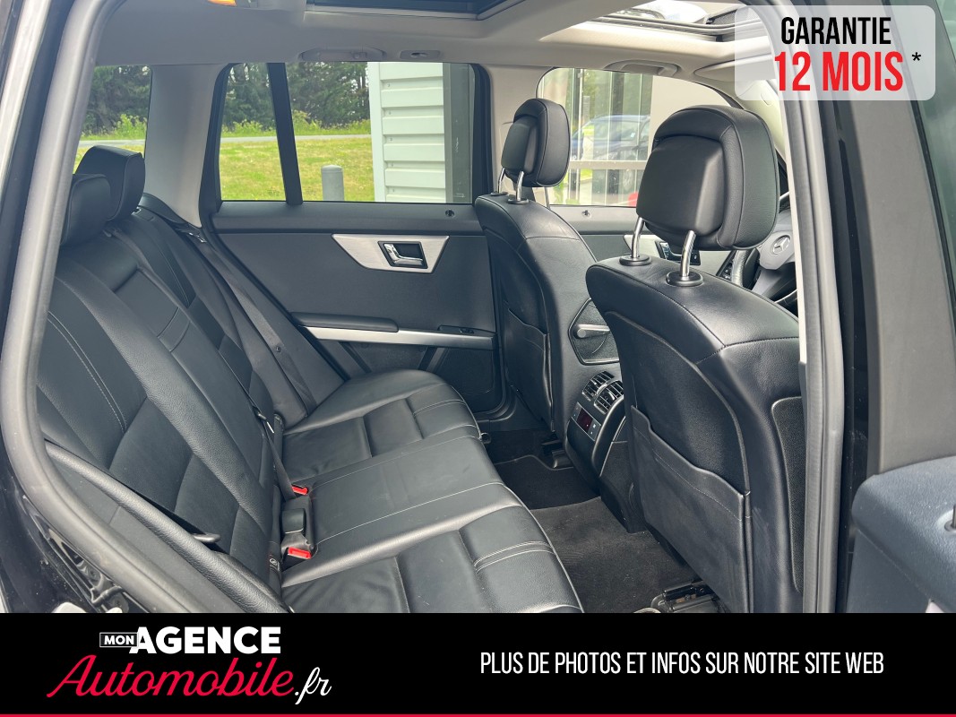 Mercedes CLASSE GLK EXECUTIVE 220 CDI 4MATIC 7G-Tronic 170 Ch *Cuir*Toit Pano*Attelage / GARANTIE 12 MOIS
