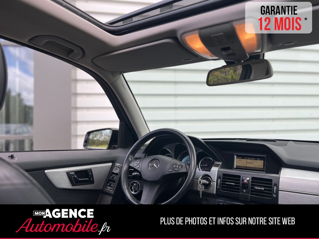 Mercedes CLASSE GLK EXECUTIVE 220 CDI 4MATIC 7G-Tronic 170 Ch *Cuir*Toit Pano*Attelage / GARANTIE 12 MOIS