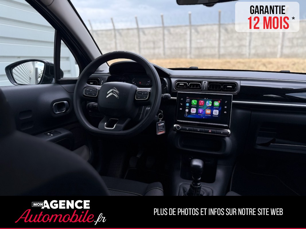 Citroën C3 III 1.5 BLUEHDI 100 FEEL *TVA RECUPERABLE*HISTORIQUE 100% CONSTRUCTEUR*/GARANTIE 12 MOIS