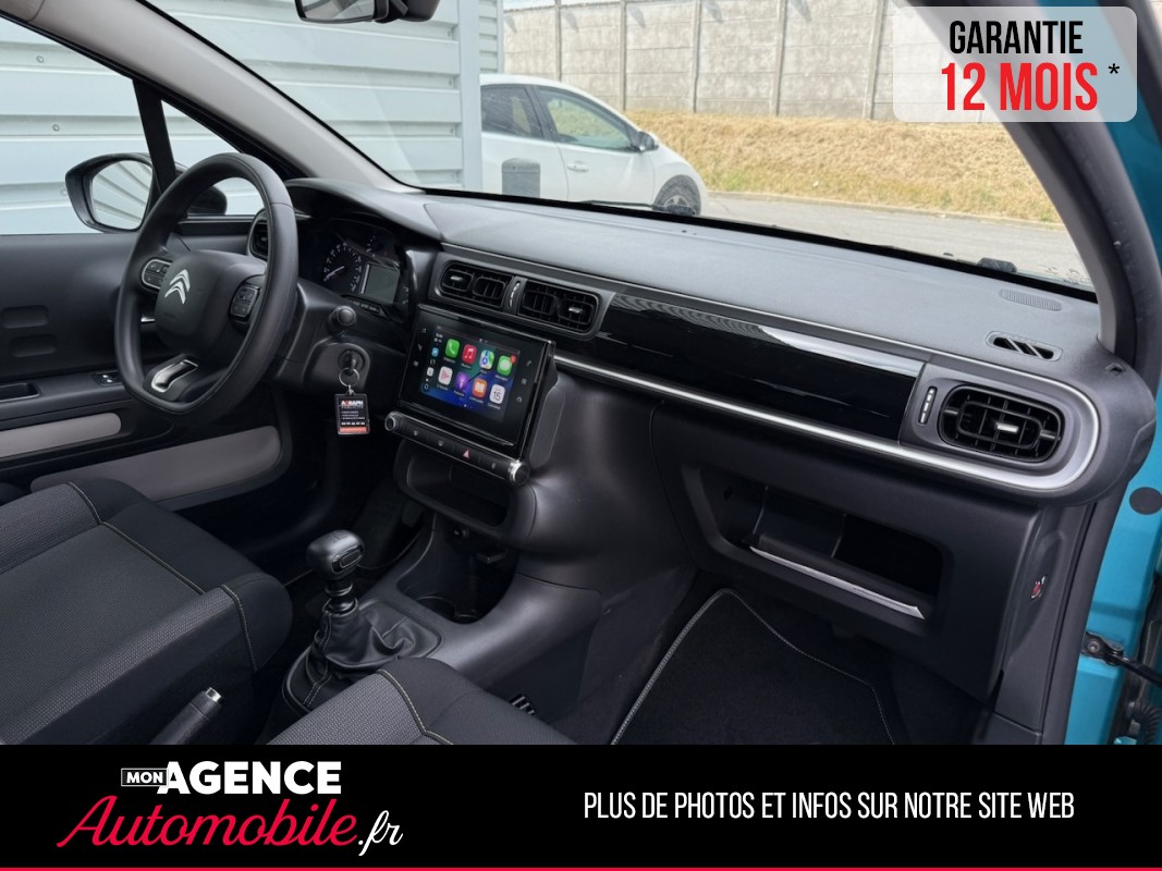 Citroën C3 III 1.5 BLUEHDI 100 FEEL *TVA RECUPERABLE*HISTORIQUE 100% CONSTRUCTEUR*/GARANTIE 12 MOIS