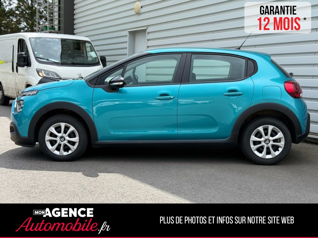 Citroën C3 III 1.5 BLUEHDI 100 FEEL *TVA RECUPERABLE*HISTORIQUE 100% CONSTRUCTEUR*/GARANTIE 12 MOIS