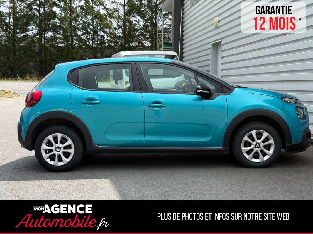 Citroën C3 III 1.5 BLUEHDI 100 FEEL *TVA RECUPERABLE*HISTORIQUE 100% CONSTRUCTEUR*/GARANTIE 12 MOIS