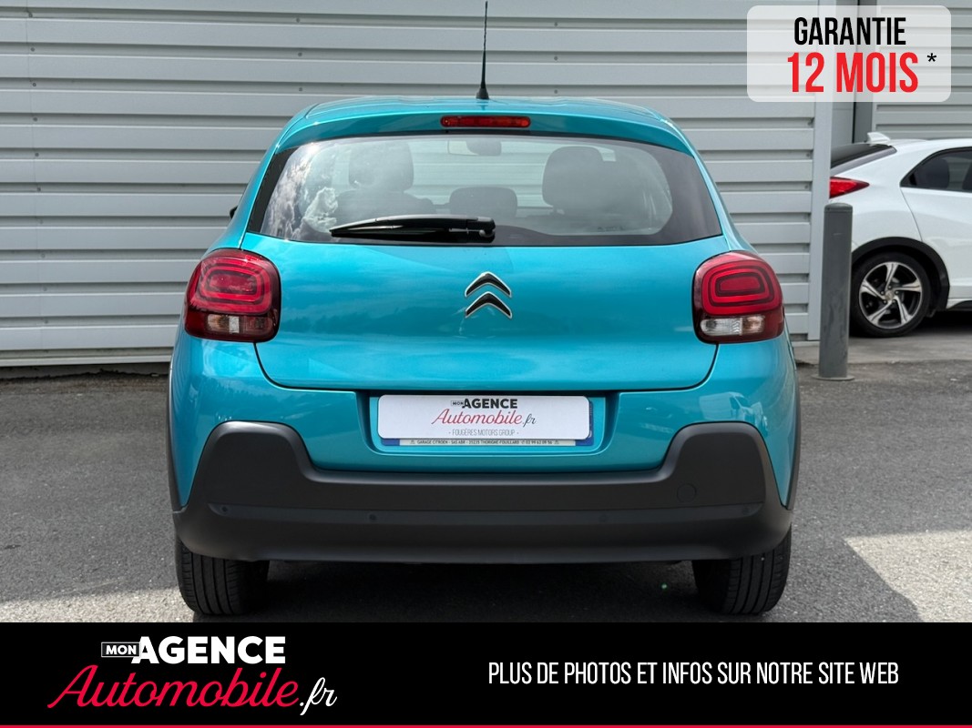 Citroën C3 III 1.5 BLUEHDI 100 FEEL *TVA RECUPERABLE*HISTORIQUE 100% CONSTRUCTEUR*/GARANTIE 12 MOIS