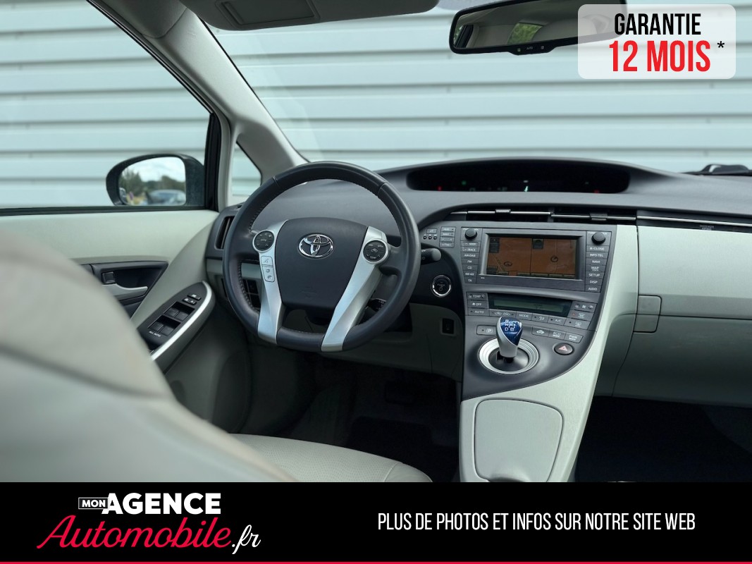 Toyota PRIUS 1.8 Hybrid 136ch LOUNGE SOLAR *SIEGE CHAUFFANTS*TOIT PANO*CAMERA*AFFICHAGE TETE HAUTE / GARANTIE 12 MOIS