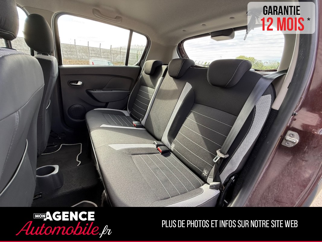 Dacia SANDERO STEPWAY 0.9Tce 90ch *CAMERA RECUL*RADAR AR*/ GARANTIE 12 MOIS
