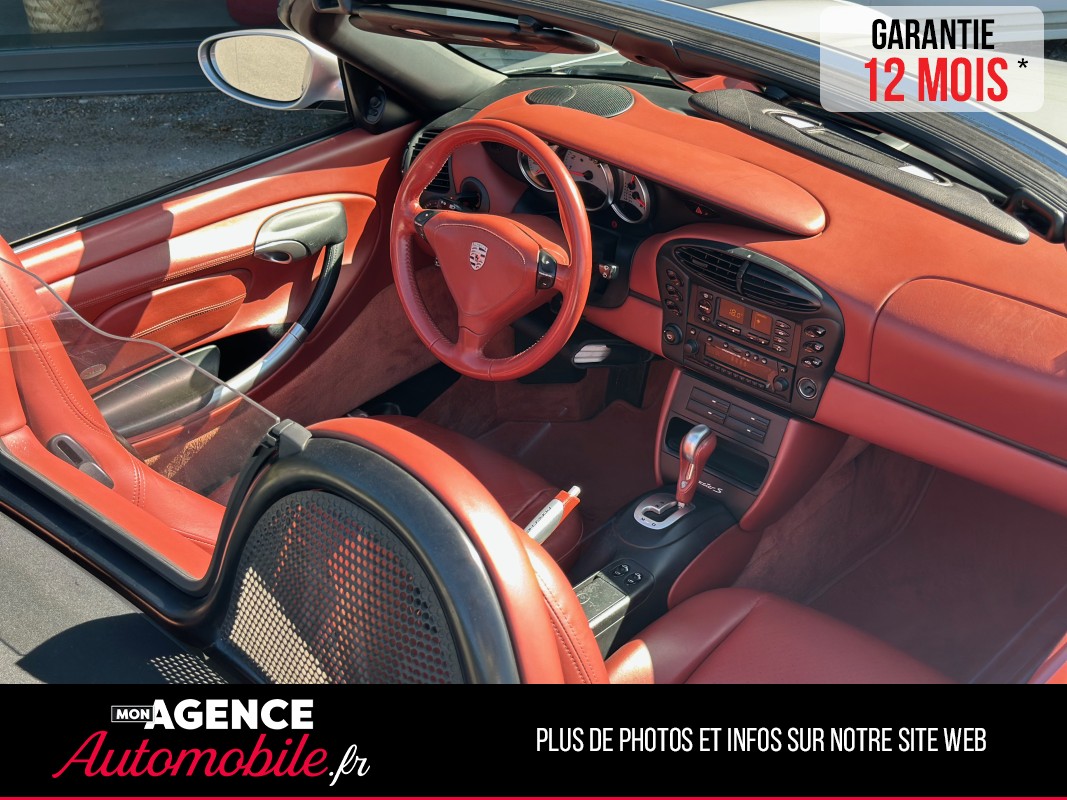 Porsche BOXSTER S 986 3.2 I Tiptronic 252 Ch *Cuir Terracotta*Carnet D'entretien*Pack Alu / GARANTIE 12 MOIS