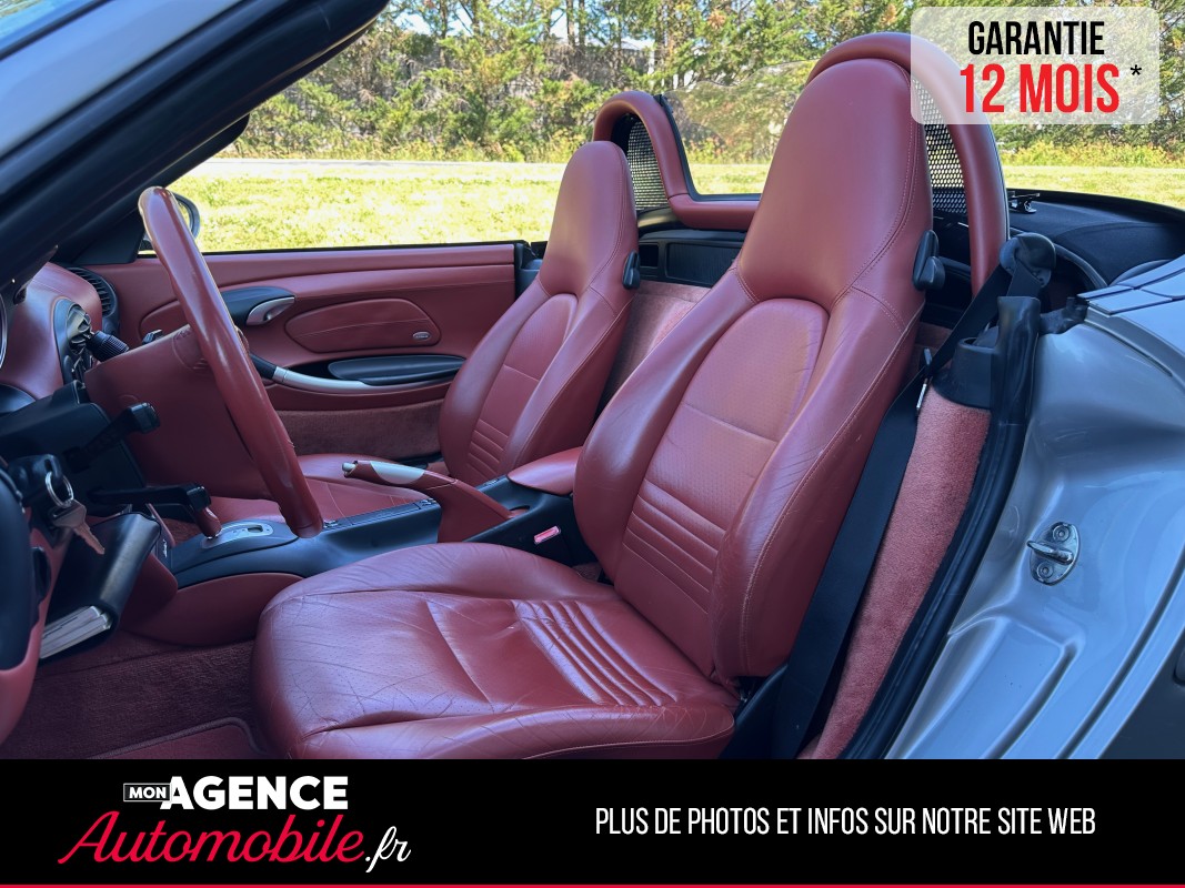 Porsche BOXSTER S 986 3.2 I Tiptronic 252 Ch *Cuir Terracotta*Carnet D'entretien*Pack Alu / GARANTIE 12 MOIS