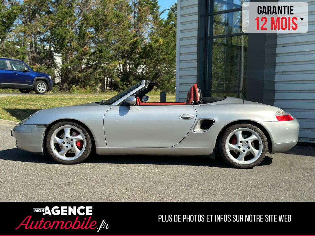 Porsche BOXSTER S 986 3.2 I Tiptronic 252 Ch *Cuir Terracotta*Carnet D'entretien*Pack Alu / GARANTIE 12 MOIS