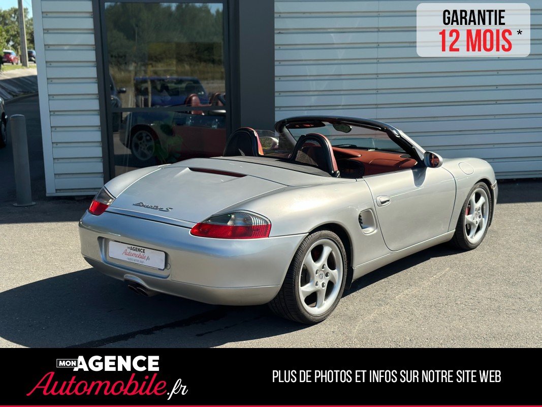 Porsche BOXSTER S 986 3.2 I Tiptronic 252 Ch *Cuir Terracotta*Carnet D'entretien*Pack Alu / GARANTIE 12 MOIS