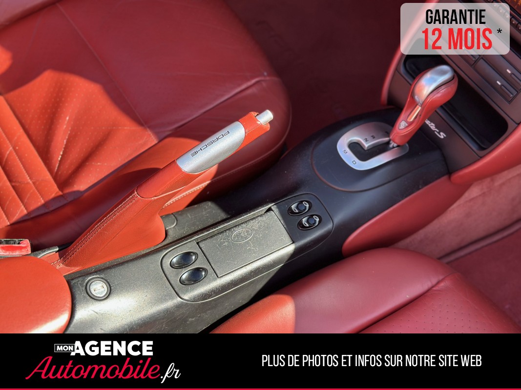 Porsche BOXSTER S 986 3.2 I Tiptronic 252 Ch *Cuir Terracotta*Carnet D'entretien*Pack Alu / GARANTIE 12 MOIS