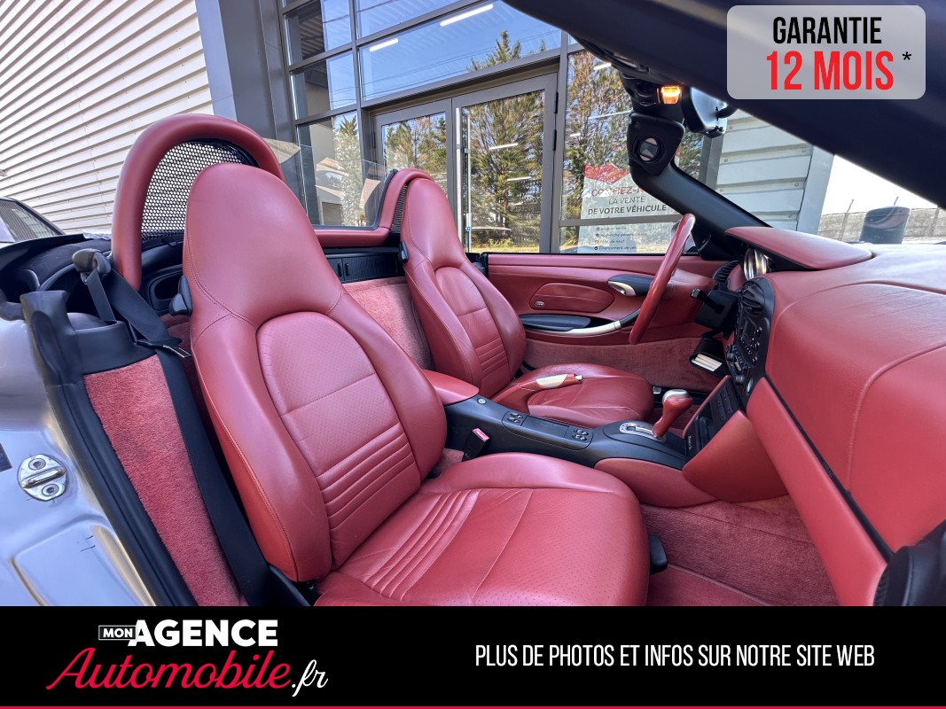 Porsche BOXSTER S 986 3.2 I Tiptronic 252 Ch *Cuir Terracotta*Carnet D'entretien*Pack Alu / GARANTIE 12 MOIS