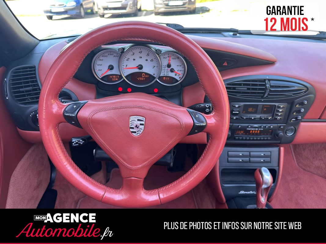 Porsche BOXSTER S 986 3.2 I Tiptronic 252 Ch *Cuir Terracotta*Carnet D'entretien*Pack Alu / GARANTIE 12 MOIS