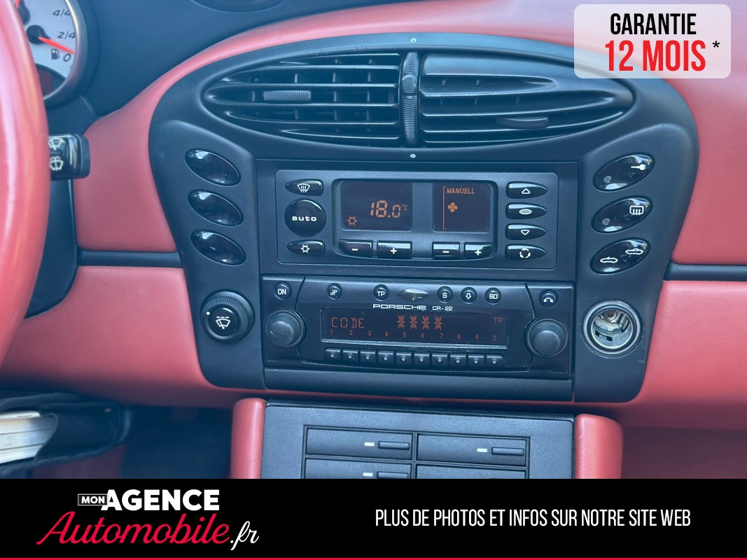 Porsche BOXSTER S 986 3.2 I Tiptronic 252 Ch *Cuir Terracotta*Carnet D'entretien*Pack Alu / GARANTIE 12 MOIS