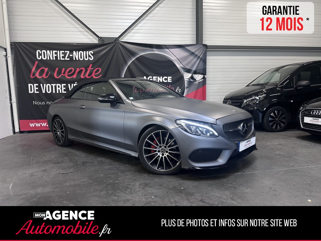Mercedes CLASSE C C220 CABRIOLET AMG LINE GARANTIE 12 MOIS