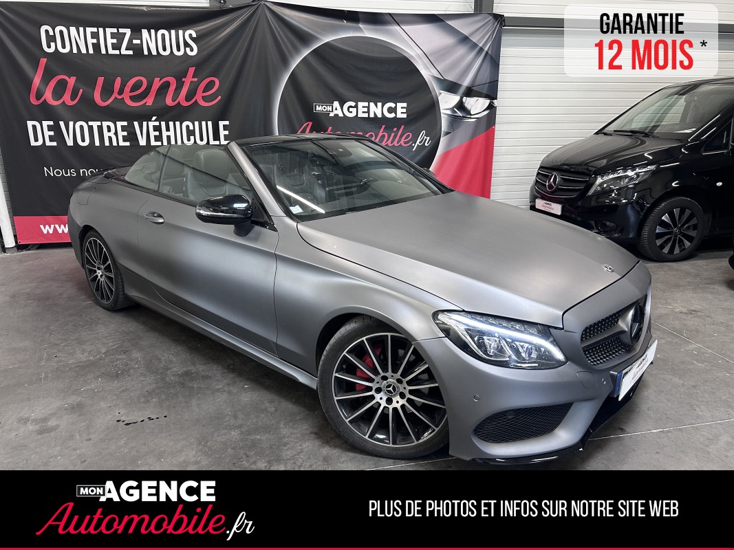 Mercedes CLASSE C C220 CABRIOLET AMG LINE GARANTIE 12 MOIS