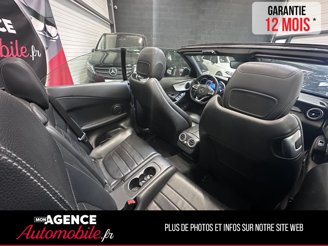 Mercedes CLASSE C C220 CABRIOLET AMG LINE GARANTIE 12 MOIS