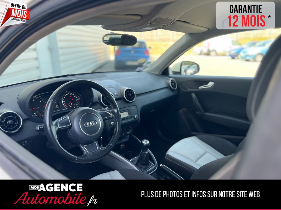 Audi A1 AMBIENTE 1.6 TDI 105 Ch Jantes Ambition Luxe *Kit Distribution OK / GARANTIE 12 MOIS
