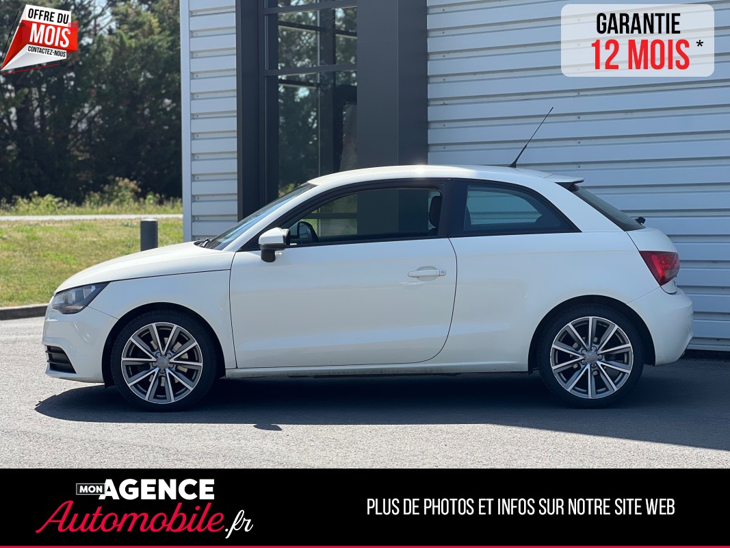 Audi A1 AMBIENTE 1.6 TDI 105 Ch Jantes Ambition Luxe *Kit Distribution OK / GARANTIE 12 MOIS