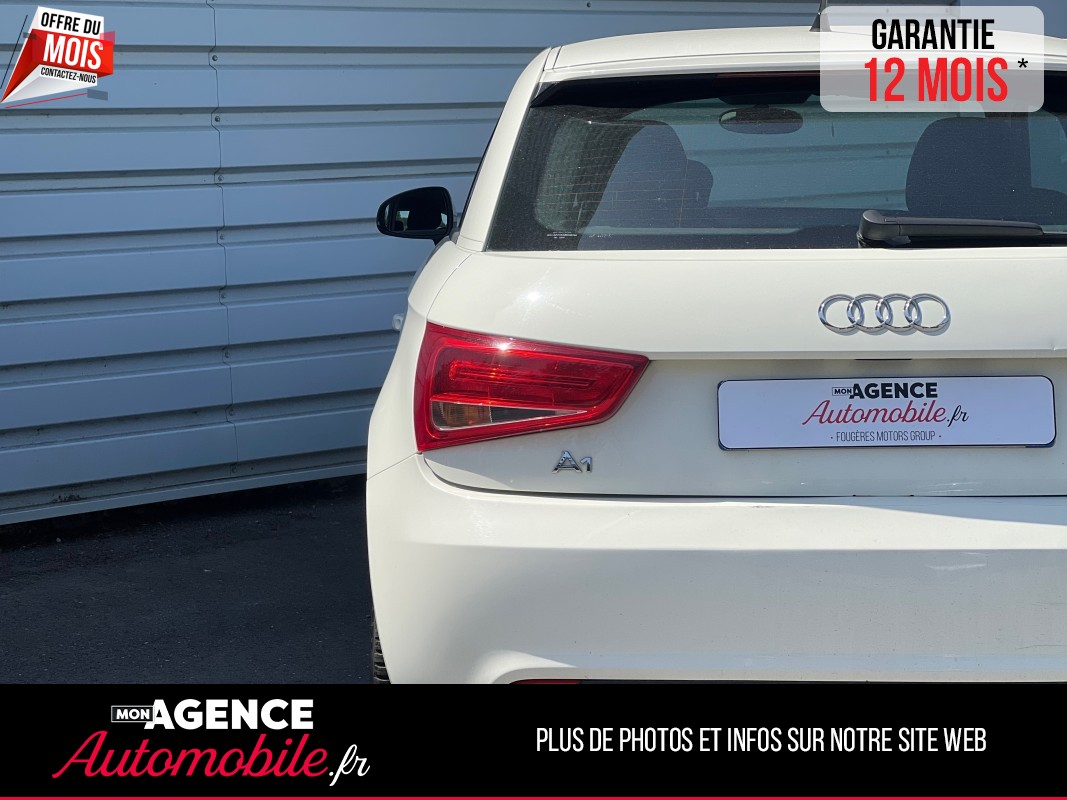 Audi A1 AMBIENTE 1.6 TDI 105 Ch Jantes Ambition Luxe *Kit Distribution OK / GARANTIE 12 MOIS