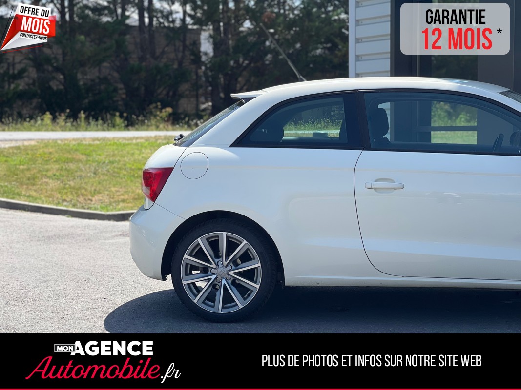 Audi A1 AMBIENTE 1.6 TDI 105 Ch Jantes Ambition Luxe *Kit Distribution OK / GARANTIE 12 MOIS