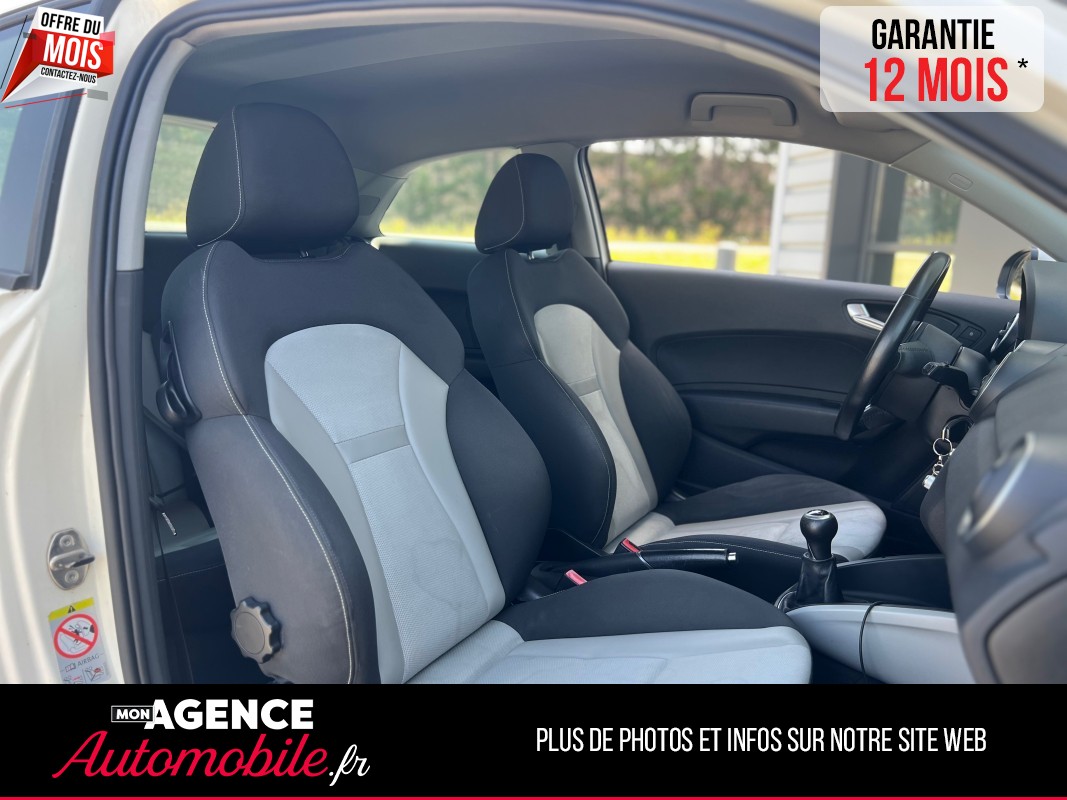 Audi A1 AMBIENTE 1.6 TDI 105 Ch Jantes Ambition Luxe *Kit Distribution OK / GARANTIE 12 MOIS