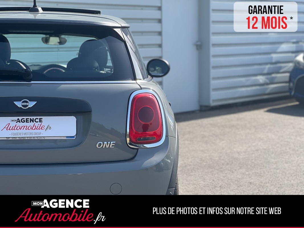 Mini MINI F56 3 Portes One 1.5i 102 Ch BLACKFRIARS *TOIT OUVRANT*RADAR AR* / GARANTIE 12 MOIS