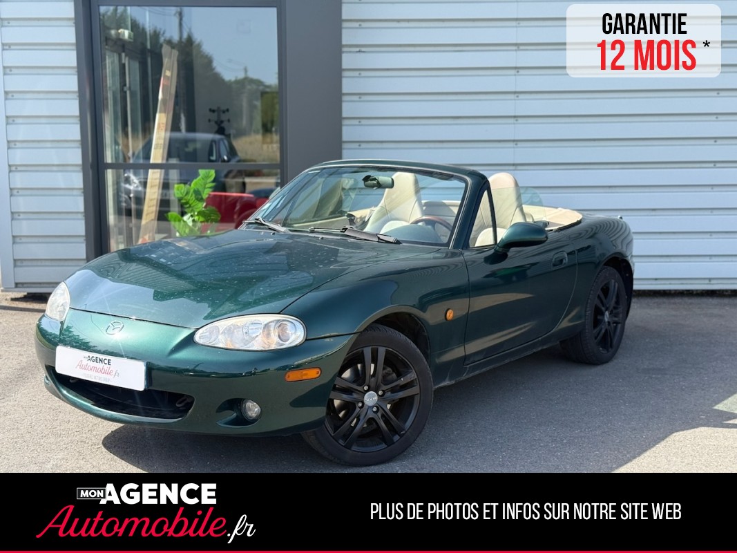 Mazda MX5 1.6L 110ch Green Passion *ECHAPPEMENT REMUS*EMBRAYAGE 2026*SIEGES CHAUFFANTS*/ GARANTIE 12 MOIS