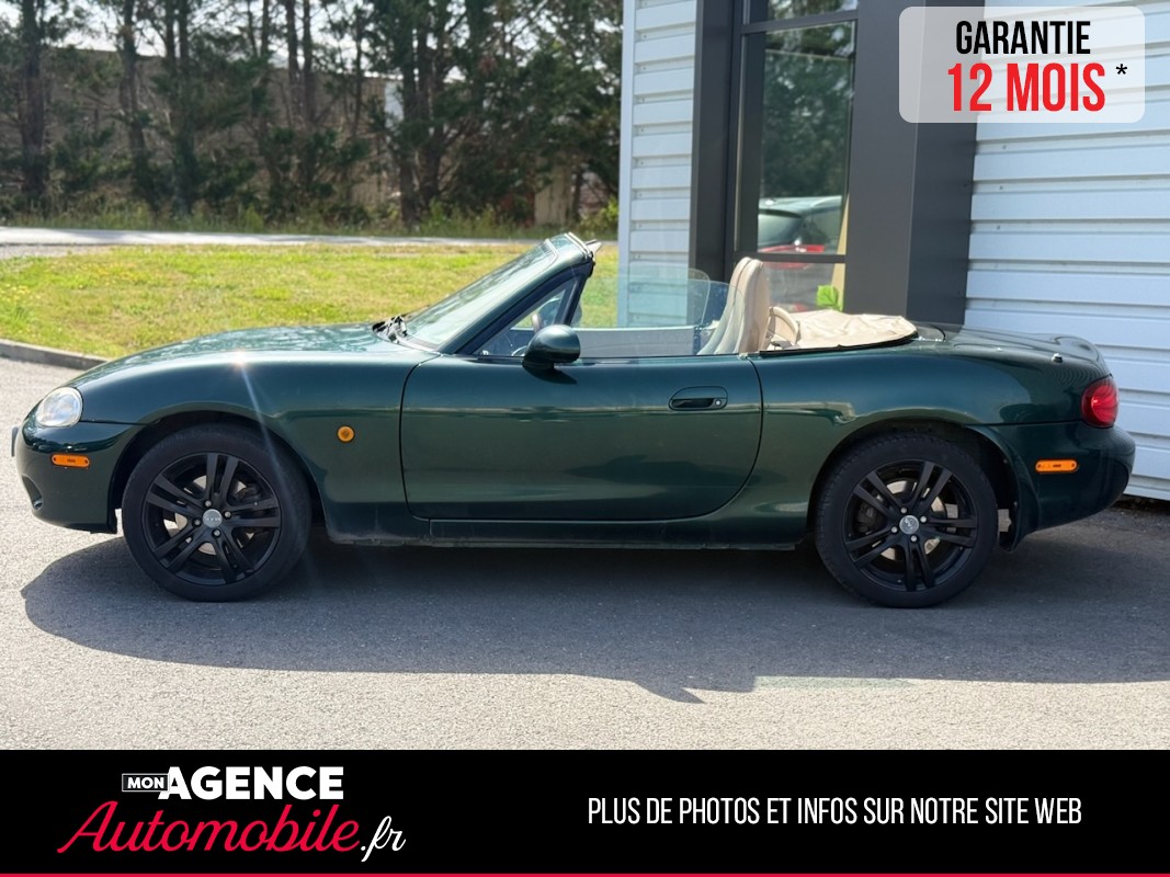Mazda MX5 1.6L 110ch Green Passion *ECHAPPEMENT REMUS*EMBRAYAGE 2026*SIEGES CHAUFFANTS*/ GARANTIE 12 MOIS