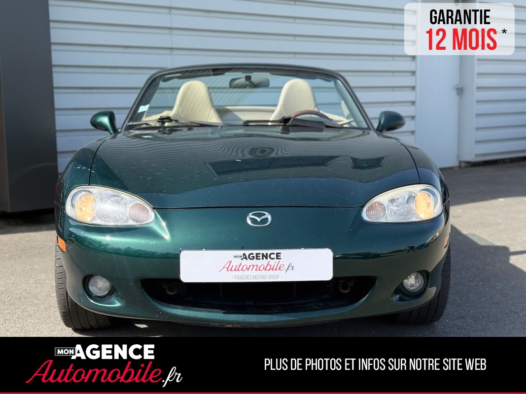 Mazda MX5 1.6L 110ch Green Passion *ECHAPPEMENT REMUS*EMBRAYAGE 2026*SIEGES CHAUFFANTS*/ GARANTIE 12 MOIS