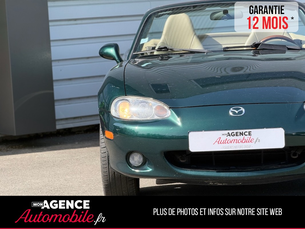 Mazda MX5 1.6L 110ch Green Passion *ECHAPPEMENT REMUS*EMBRAYAGE 2026*SIEGES CHAUFFANTS*/ GARANTIE 12 MOIS