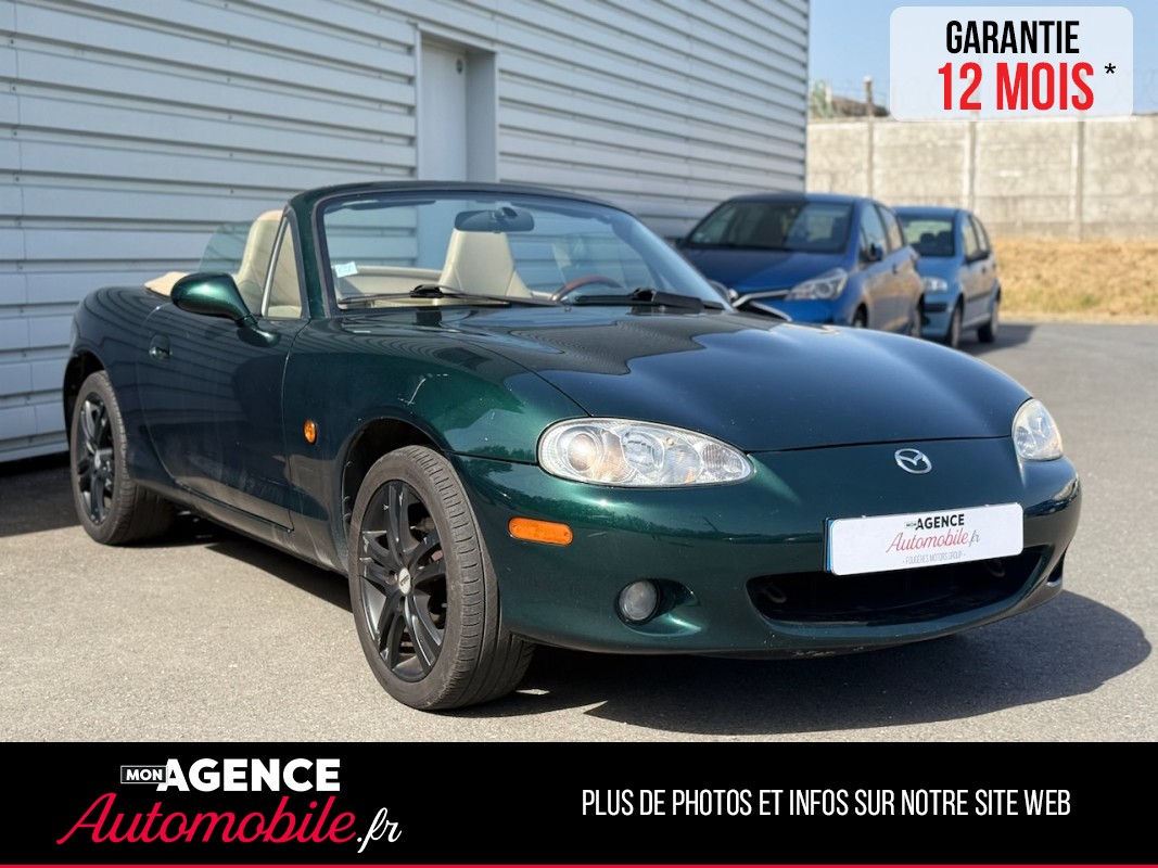 Mazda MX5 1.6L 110ch Green Passion *ECHAPPEMENT REMUS*EMBRAYAGE 2026*SIEGES CHAUFFANTS*/ GARANTIE 12 MOIS