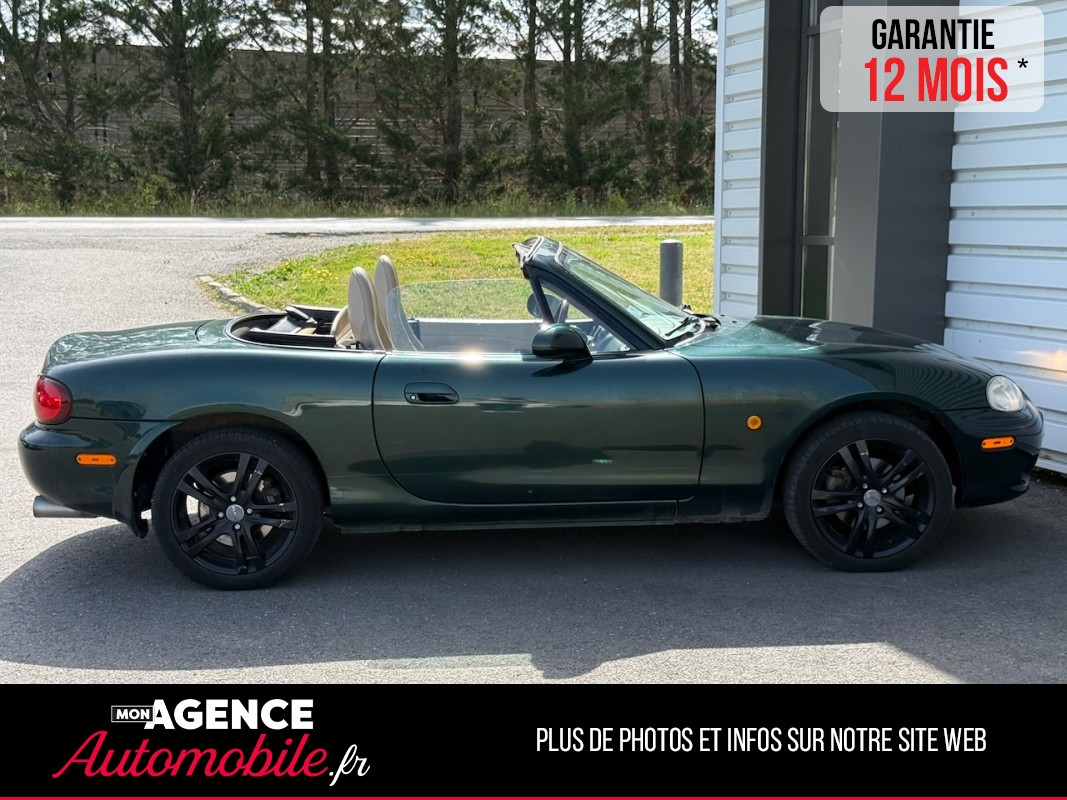 Mazda MX5 1.6L 110ch Green Passion *ECHAPPEMENT REMUS*EMBRAYAGE 2026*SIEGES CHAUFFANTS*/ GARANTIE 12 MOIS