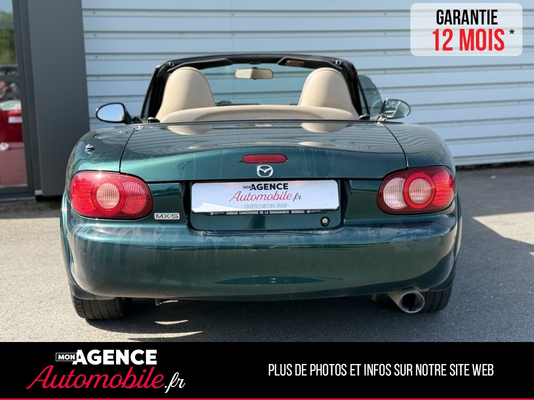 Mazda MX5 1.6L 110ch Green Passion *ECHAPPEMENT REMUS*EMBRAYAGE 2026*SIEGES CHAUFFANTS*/ GARANTIE 12 MOIS