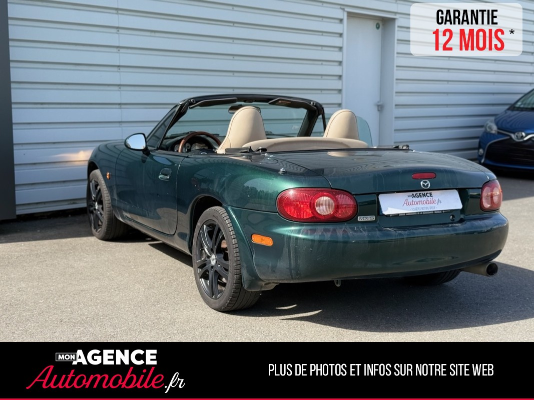 Mazda MX5 1.6L 110ch Green Passion *ECHAPPEMENT REMUS*EMBRAYAGE 2026*SIEGES CHAUFFANTS*/ GARANTIE 12 MOIS