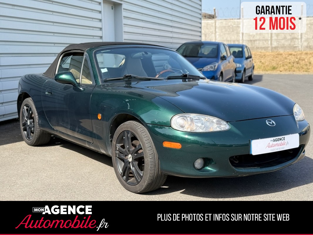 Mazda MX5 1.6L 110ch Green Passion *ECHAPPEMENT REMUS*EMBRAYAGE 2026*SIEGES CHAUFFANTS*/ GARANTIE 12 MOIS