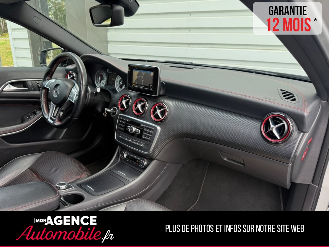 Mercedes CLASSE A 250 SPORT 7G-DCT 2.0i 211 Ch *TOIT OUVRANT*CEINTURES ROUGES*SIEGES CHAUFFANTS*SIEGES ELEC / GARANTIE 12 MOIS