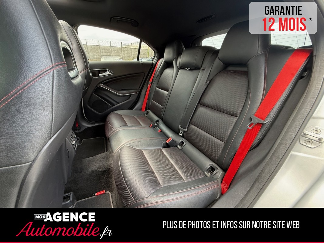 Mercedes CLASSE A 250 SPORT 7G-DCT 2.0i 211 Ch *TOIT OUVRANT*CEINTURES ROUGES*SIEGES CHAUFFANTS*SIEGES ELEC / GARANTIE 12 MOIS