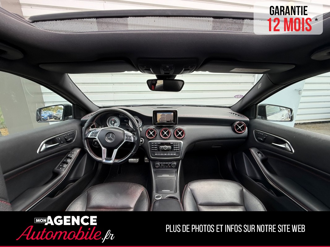 Mercedes CLASSE A 250 SPORT 7G-DCT 2.0i 211 Ch *TOIT OUVRANT*CEINTURES ROUGES*SIEGES CHAUFFANTS*SIEGES ELEC / GARANTIE 12 MOIS