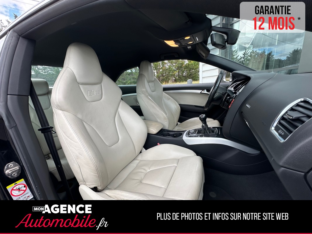 Audi S5 Coupé 4.2 FSi V8 Quattro 354ch *Historique Complet*Sono B&O*Caméra De Recul / GARANTIE 12 MOIS