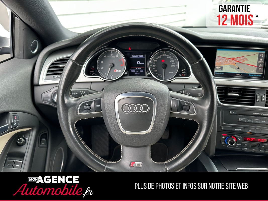 Audi S5 Coupé 4.2 FSi V8 Quattro 354ch *Historique Complet*Sono B&O*Caméra De Recul / GARANTIE 12 MOIS