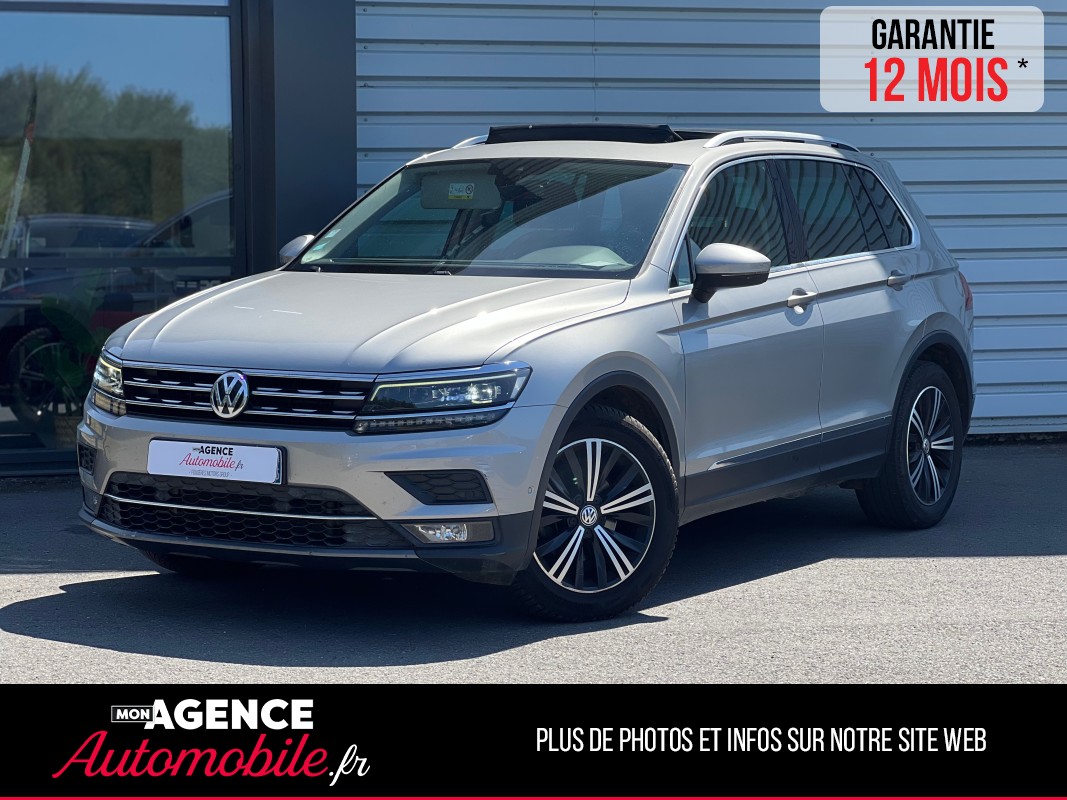 Volkswagen TIGUAN 2.0 TDI 150 Ch CARAT DSG7 *Toit Pano Ouvrant / GARANTIE 12 MOIS