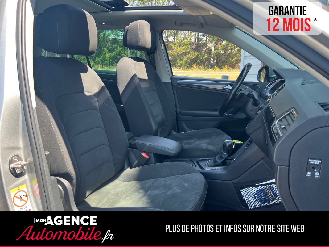 Volkswagen TIGUAN 2.0 TDI 150 Ch CARAT DSG7 *Toit Pano Ouvrant / GARANTIE 12 MOIS