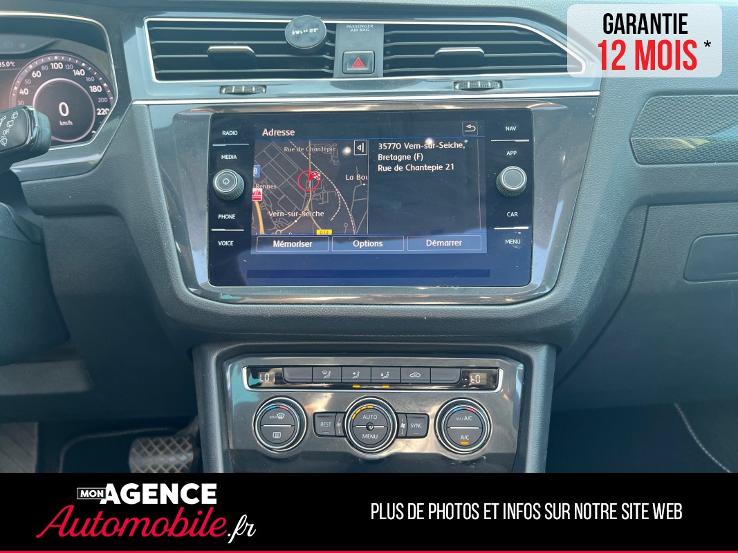 Volkswagen TIGUAN 2.0 TDI 150 Ch CARAT DSG7 *Toit Pano Ouvrant / GARANTIE 12 MOIS