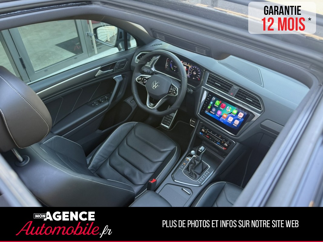 Volkswagen TIGUAN R-LINE EXCLUSIVE 1.5 TSI 150 Ch DSG7 *CAMERA 360*TOIT OUVRANT*Harman Kardon*SIEGE ELEC + CHAUFFANTS / GARANTIE 12 MOIS