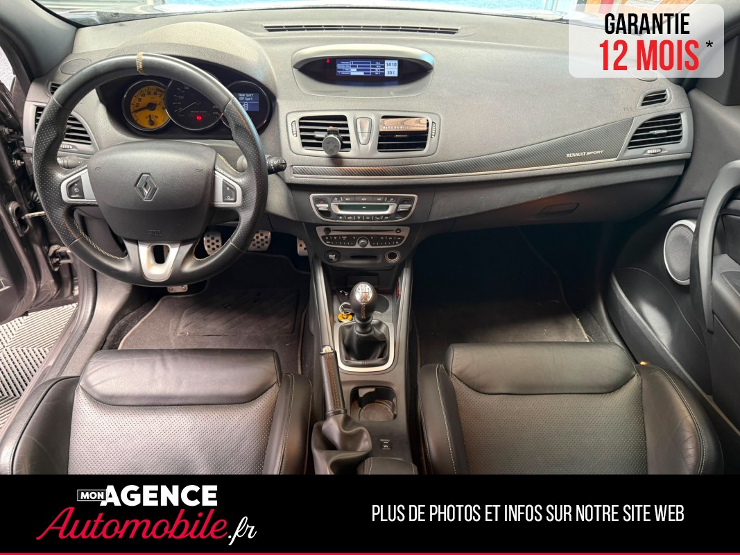 Renault MEGANE III III COUPÉ RS TROPHY 2.0 TCE 265 RECARO / LIGNE MILTEK / SUIVI COMPLET