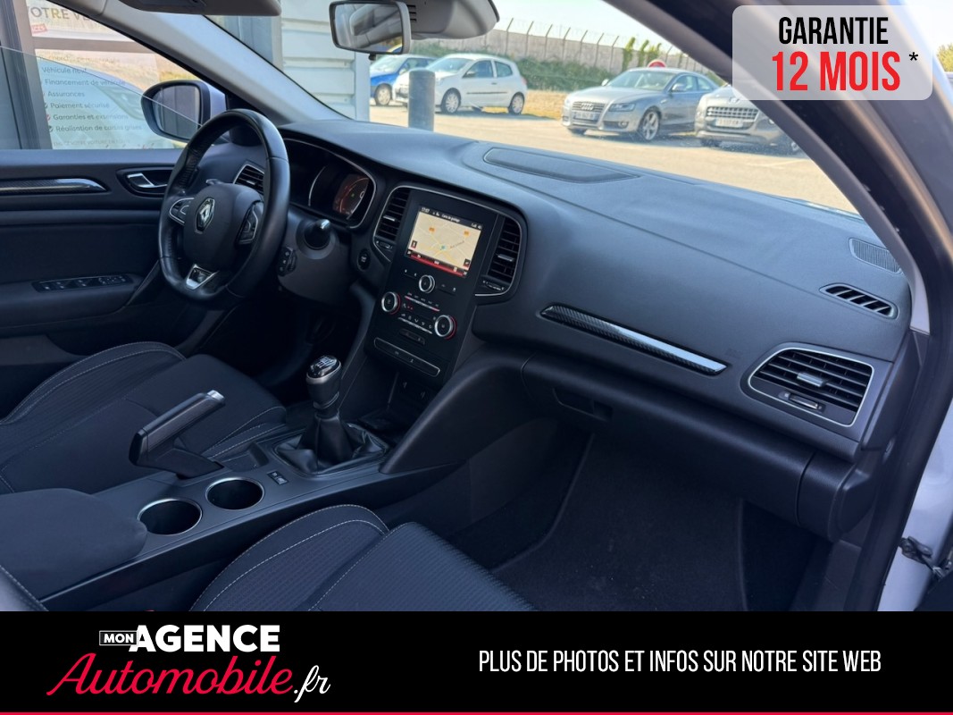 Renault MEGANE IV 1.5 Dci 110ch *RADAR AV & AR*FEUX AUTO*ALERTE SORTIE DE VOIE* / GARANTIE 12 MOIS