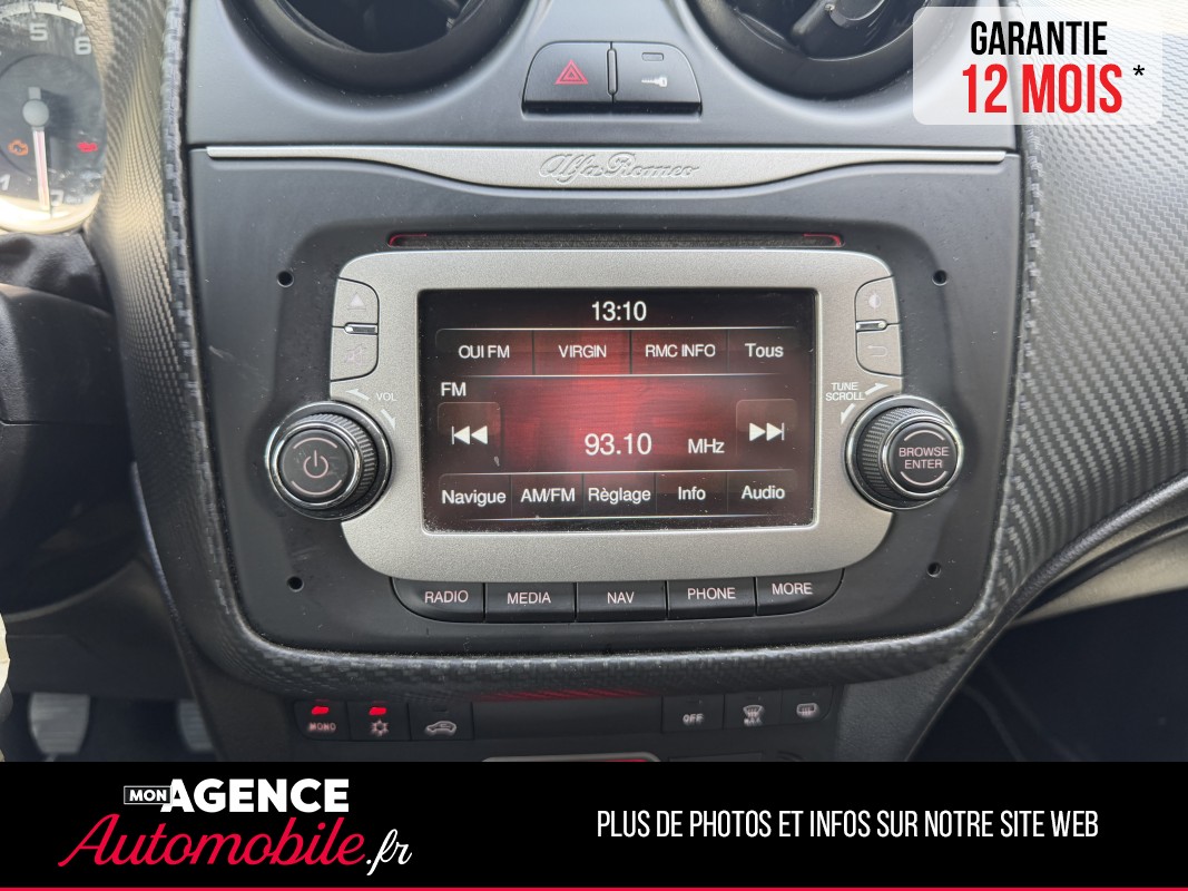 Alfa Romeo MITO PHASE 2 1.4 TB 16V MULTIAIR S&S 135CH SBK BVM5