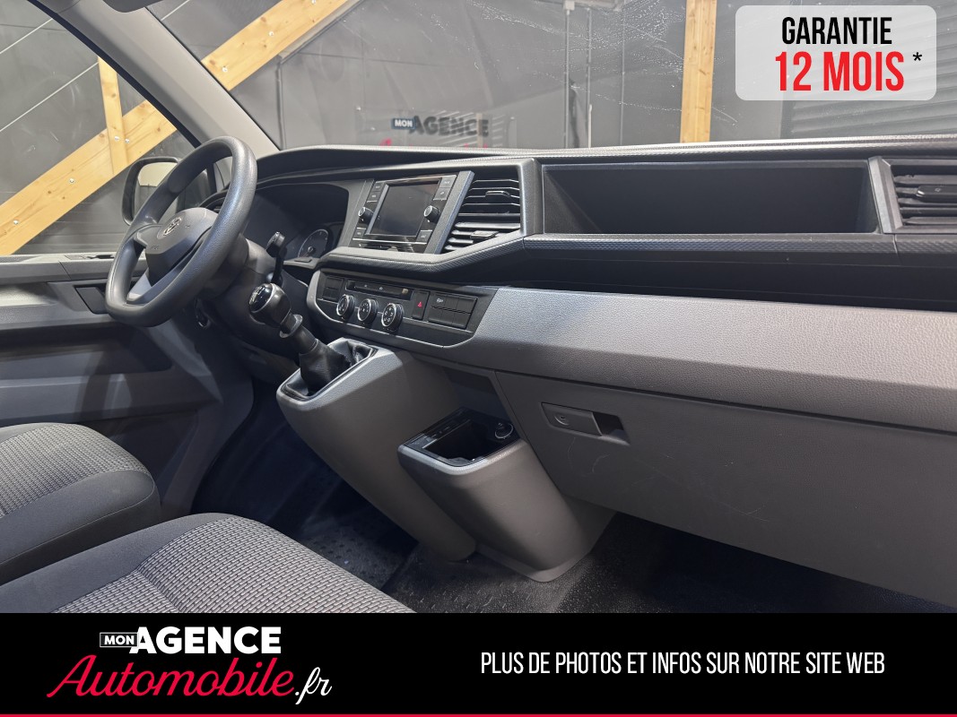 Volkswagen TRANSPORTER T6 L1 2.0 TDI 110 CH 6 PLACES - CARPLAY ANDROID AUTO / Garantie 12 Mois
