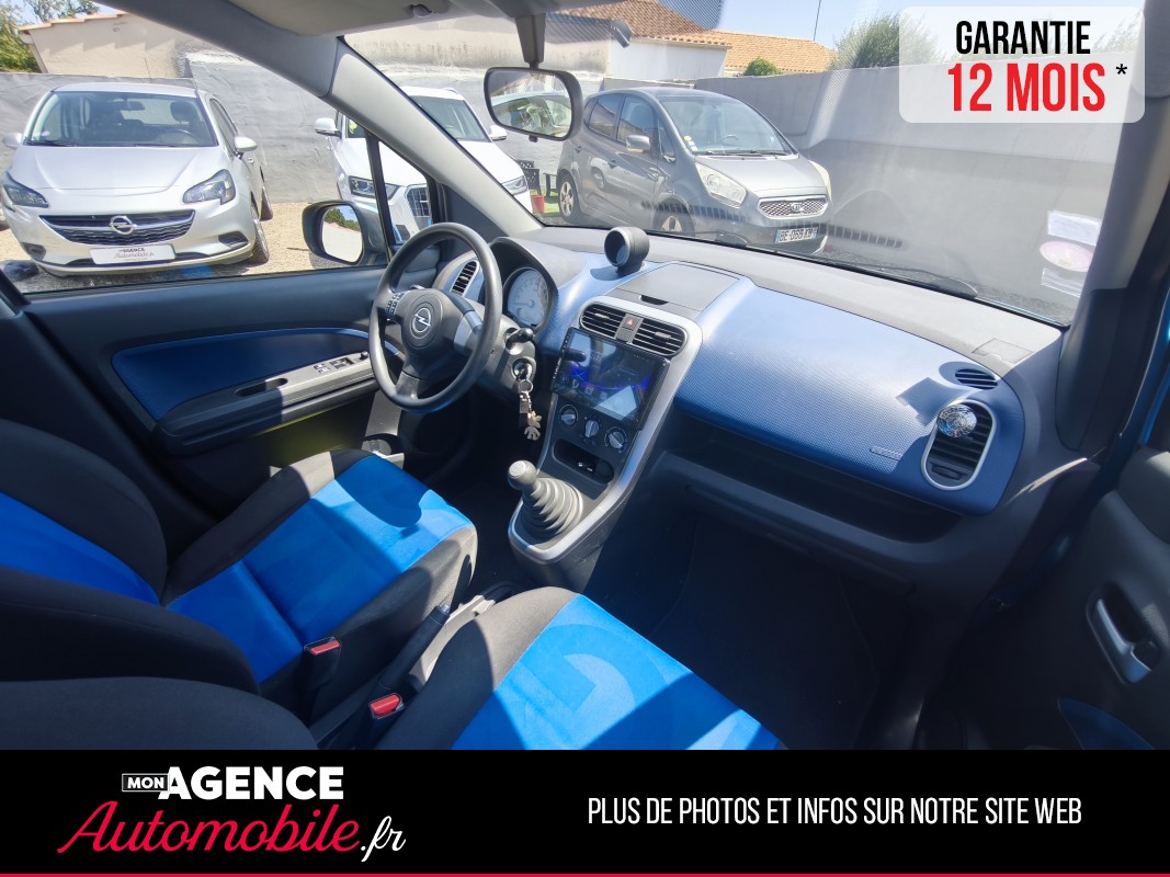 Opel Agila 1.0 I 65 Cv Enjoy "Essence/GPL" "Peu De Km"/ Garantie 12 Mois