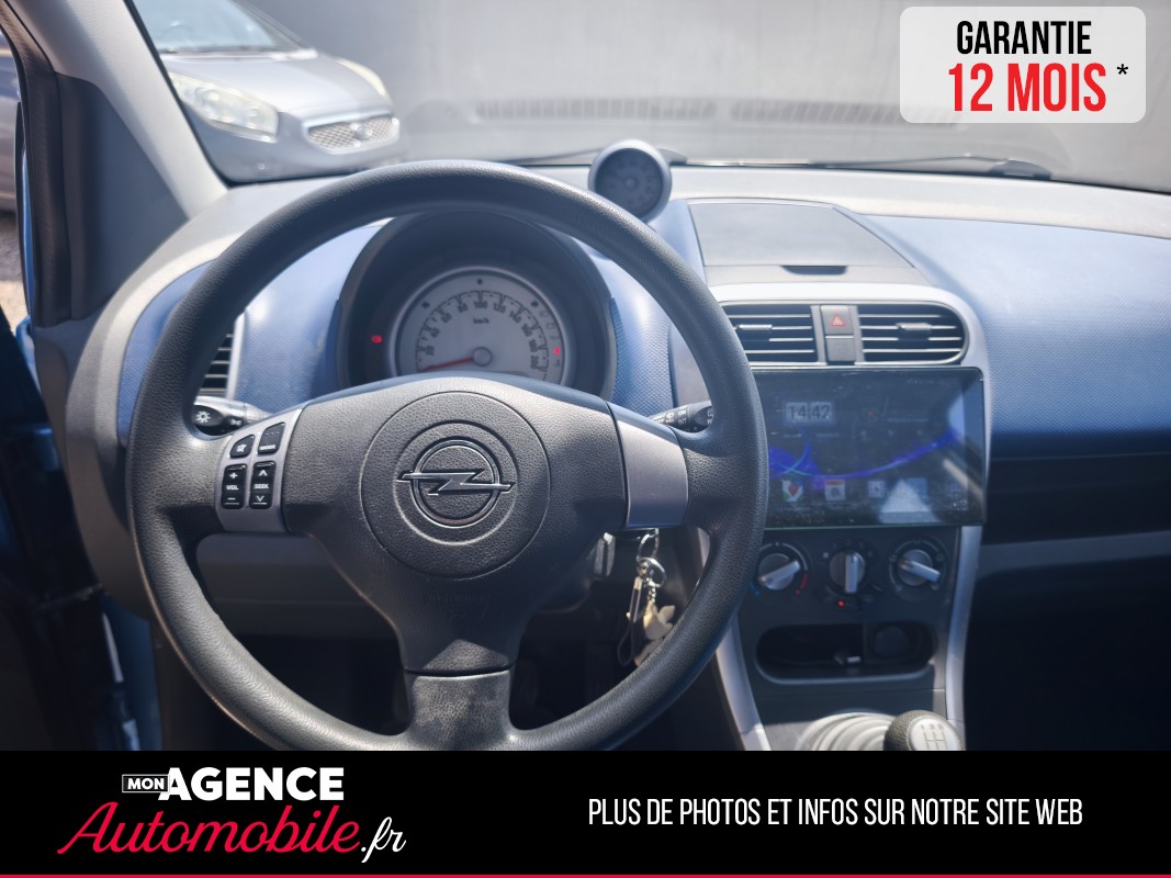 Opel Agila 1.0 I 65 Cv Enjoy "Essence/GPL" "Peu De Km"/ Garantie 12 Mois